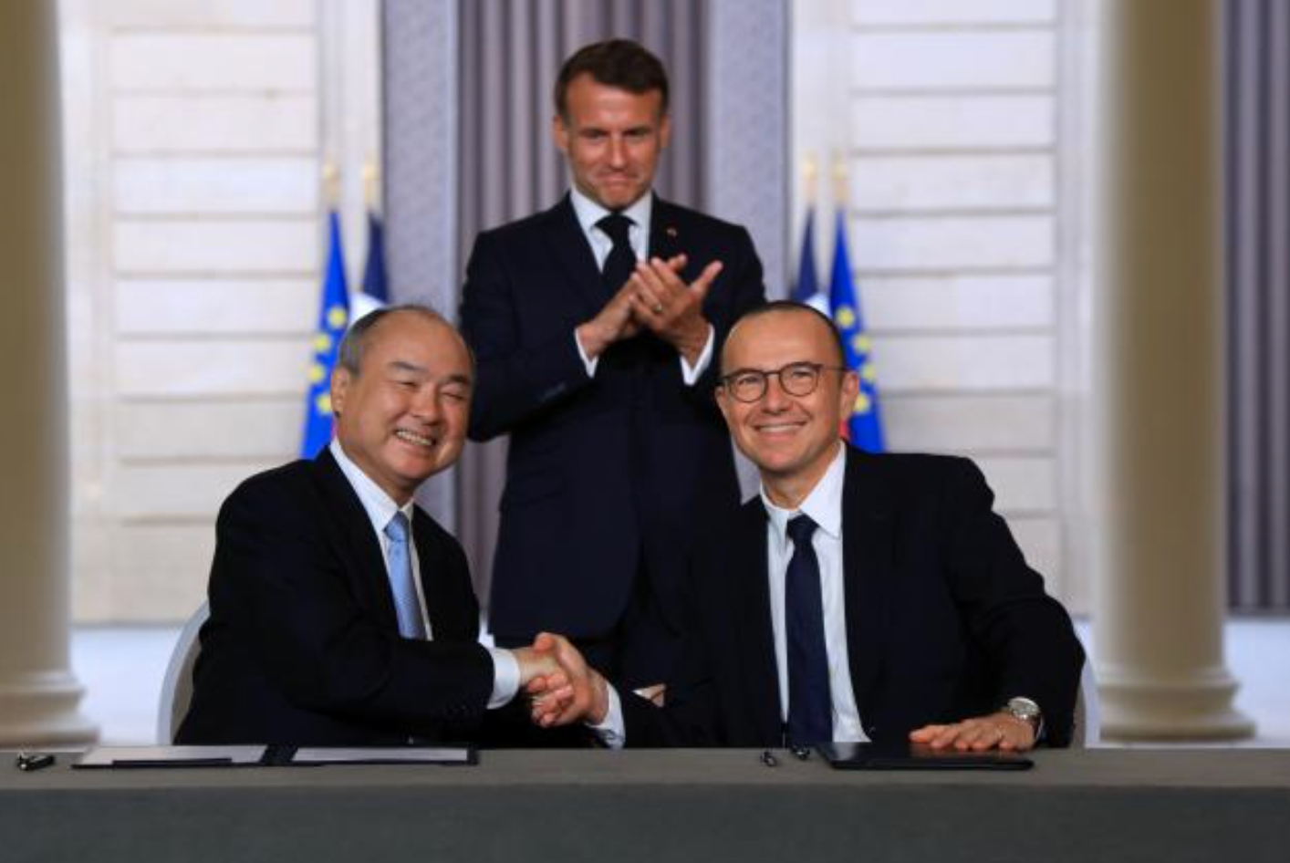 SoftBank Choose France vs IPO chips chinois